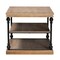 Baxton Studio End Table, 28.1 W, 28.1 L, 25 H, Metal "Iron", MDF, Greywashed/Black 223-12011-ZORO - alternate 8